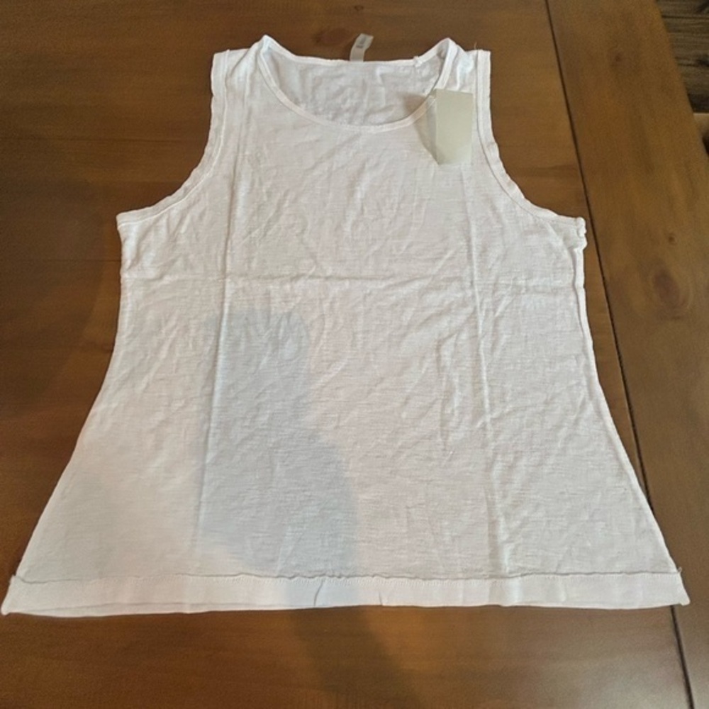 NWT Mono B White Tank Top - Picture 1 of 7